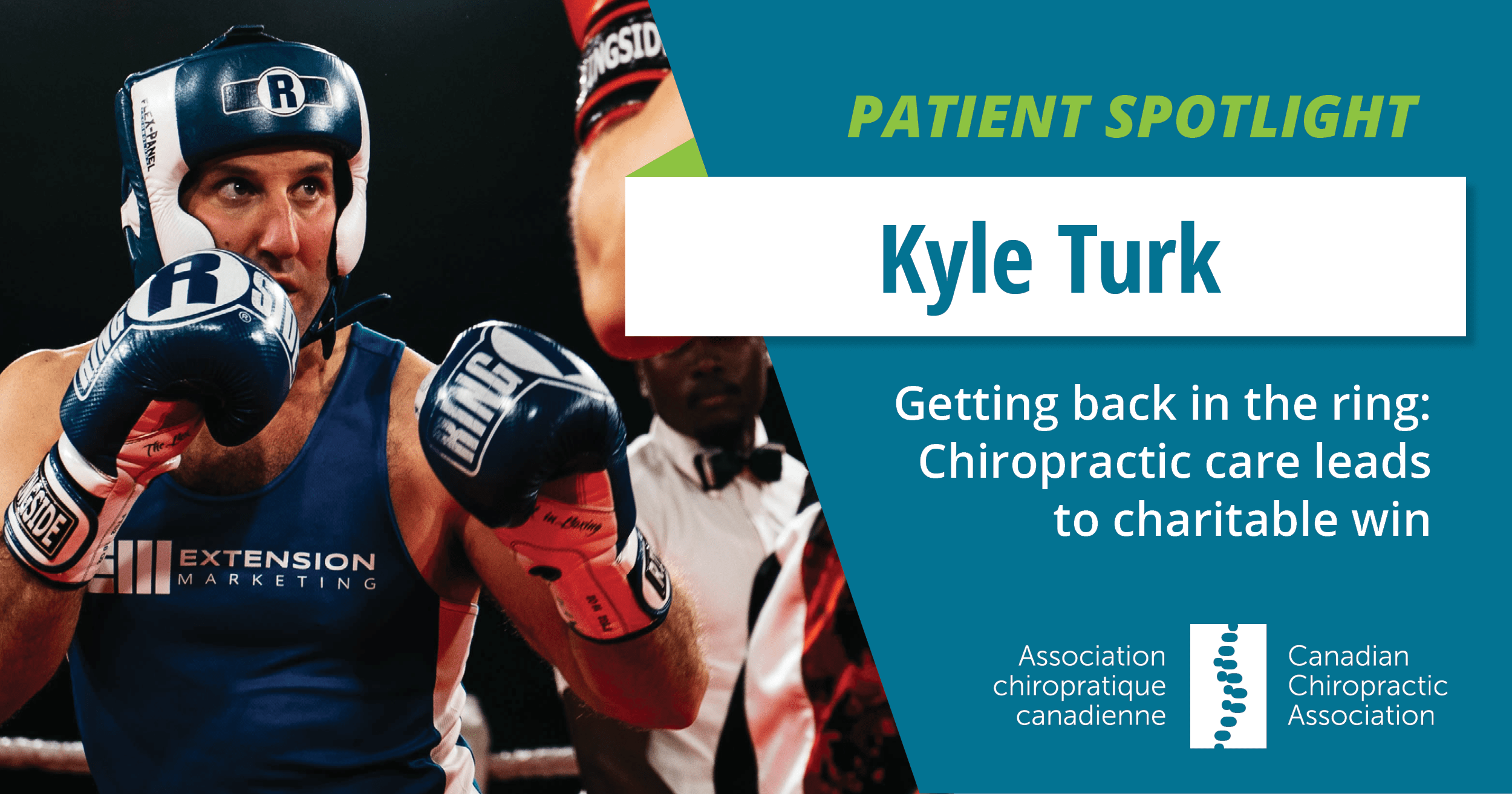 Kyle Turk: Getting back in the ring: Chiropractic care leads to charitable win