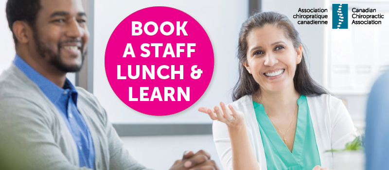 Book a Staff lunch and learn Banner