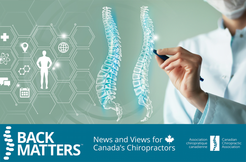 Research working for chiropractors - let's talk about impact: Back Matters banner